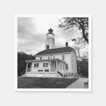 Sandy Hook Lighthouse Paper Napkins by JTHoward at Zazzle