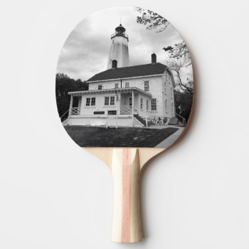 Sandy Hook Lighthouse Ping-pong Paddle by JTHoward at Zazzle