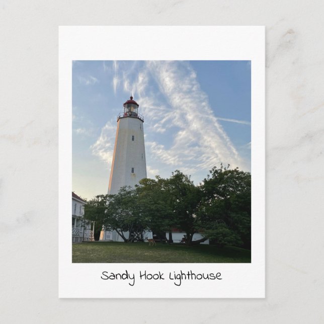 Sandy Hook Lighthouse Postcard (Front)