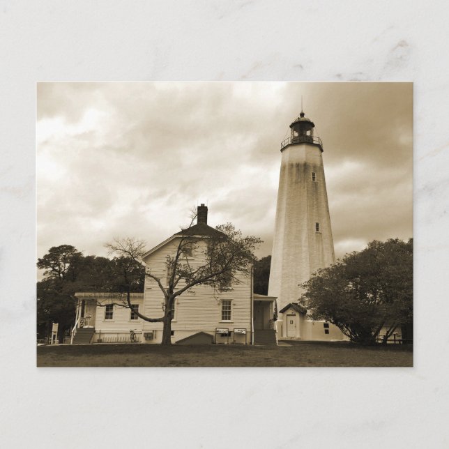 Sandy Hook Lighthouse Postcard (Front)