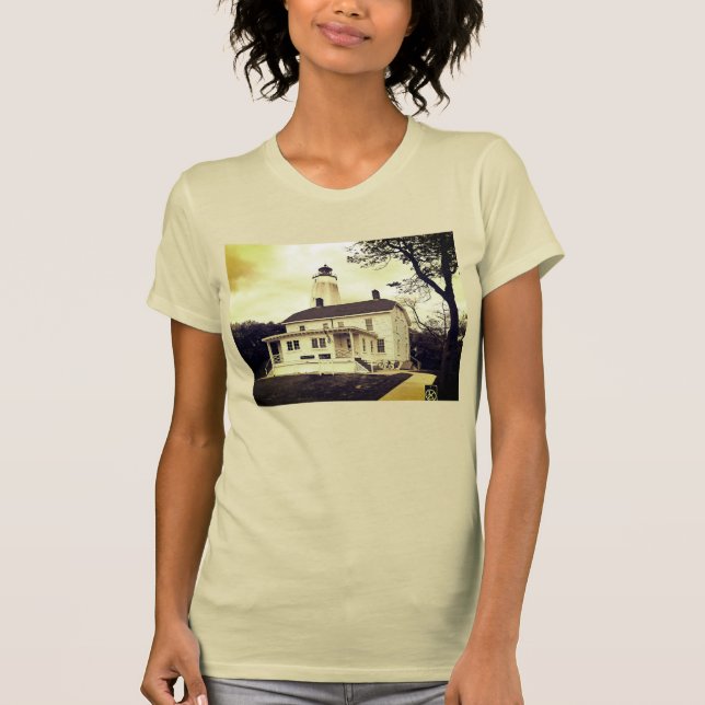 Sandy Hook Lighthouse  T-Shirt (Front)