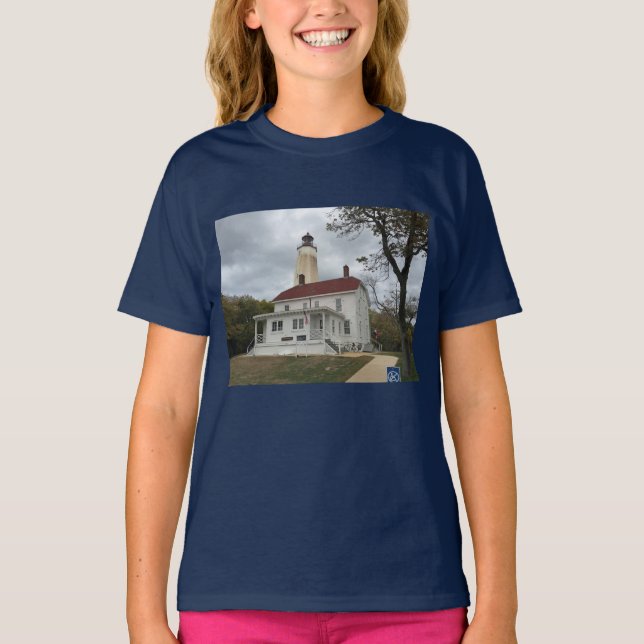 Sandy Hook Lighthouse  T-Shirt (Front)