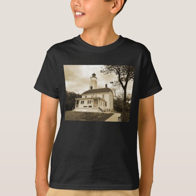 Sandy Hook Lighthouse  T-Shirt (Front)