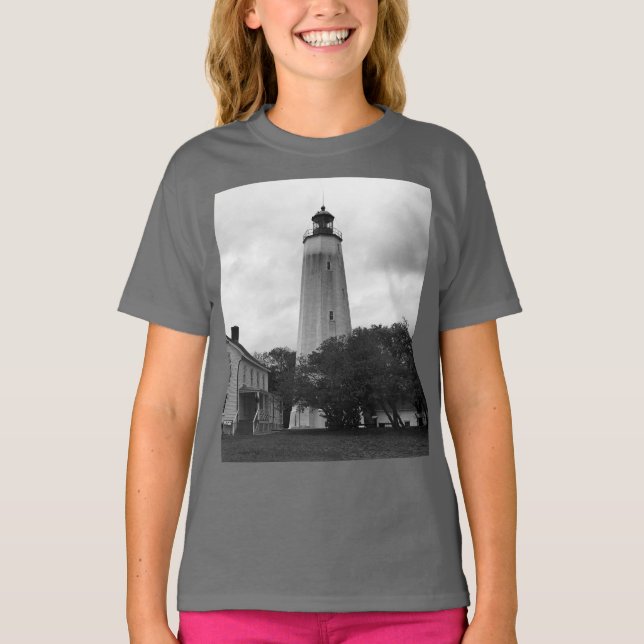 Sandy Hook Lighthouse  T-Shirt (Front)