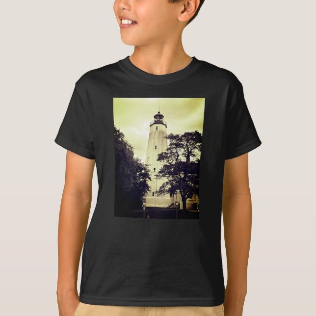 Sandy Hook Lighthouse  T-Shirt (Front)