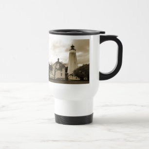 Sandy Hook Lighthouse Travel Mug