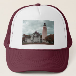 Sandy Hook Lighthouse Trucker Hat