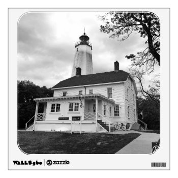 Sandy Hook Lighthouse Wall Decal by JTHoward at Zazzle