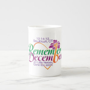 Sandy Hook Memorial-Remember December3 Bone China Mug