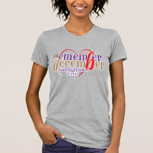 Sandy Hook Memorial_Remember December T_Shirt