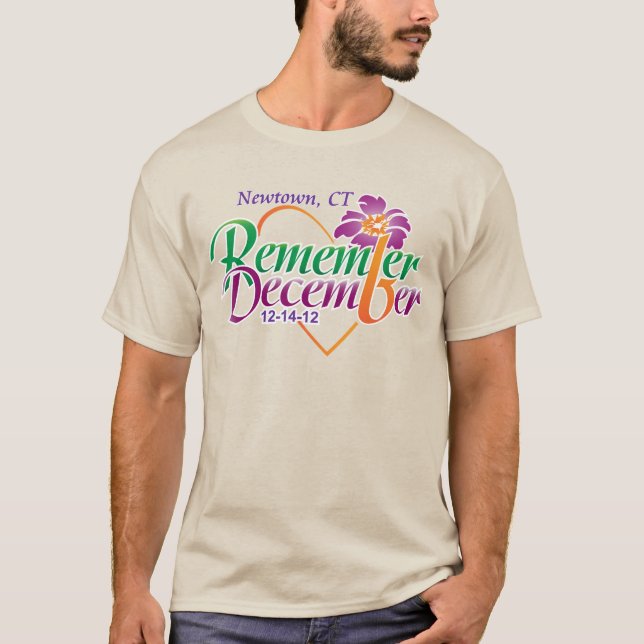 Sandy Hook Memorial-Remember December T-Shirt (Front)