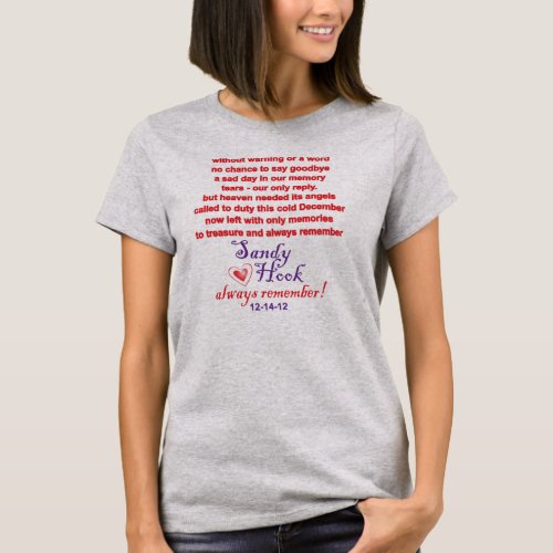 Sandy Hook Memorial T_Shirt
