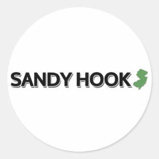 Sandy Hook, New Jersey Classic Round Sticker