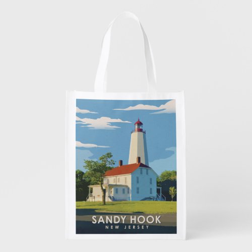 Sandy Hook New Jersey Lighthouse REUSABLE BAG