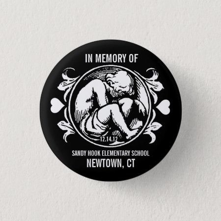 Sandy Hook Newtown Memory Classic Button