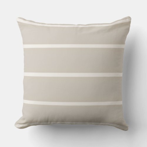 Sandy Neutrals Striped Pillow