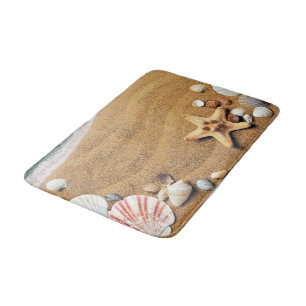 SANDY OCEAN BEACH BATH MAT