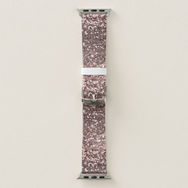 Sandy Pink Chunky Glitter Look  Apple Watch Band (Band)