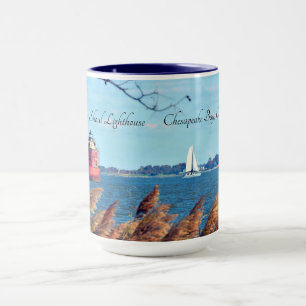 Sandy Point Shoal Lighthouse Ceramic Mug