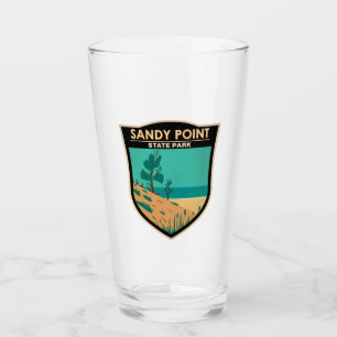 Sandy Point State Park Maryland Badge Glass