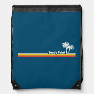 Sandy Point State Park Maryland Drawstring Bag