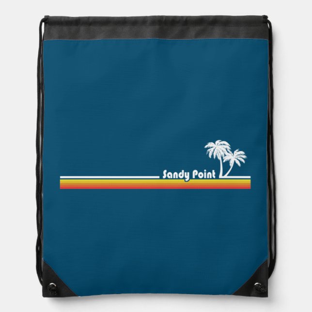 Sandy Point State Park Maryland Drawstring Bag (Front)