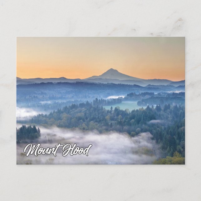 Sandy River & Mount Hood, Oregon, USA Postcard (Front)