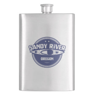 Sandy River Oregon Kayaking Flask