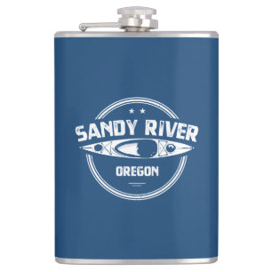 Sandy River Oregon Kayaking Flask