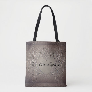 Sandy Rose Romantic Message tote bag