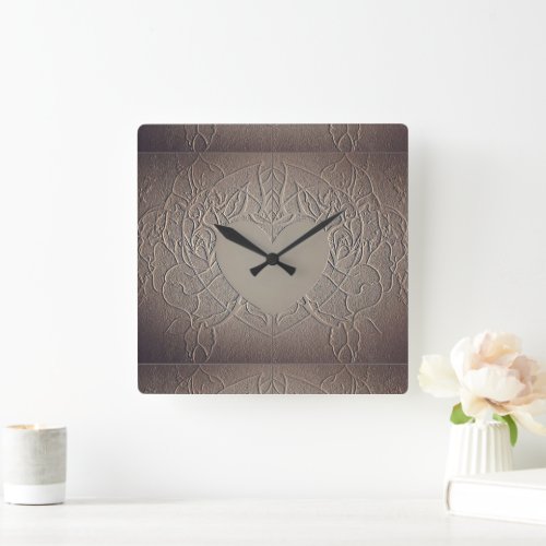 Sandy Rose Wall Clock