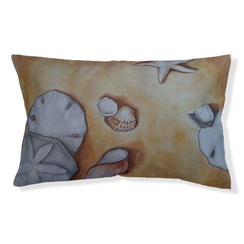 Sandy Seashells Pet Bed