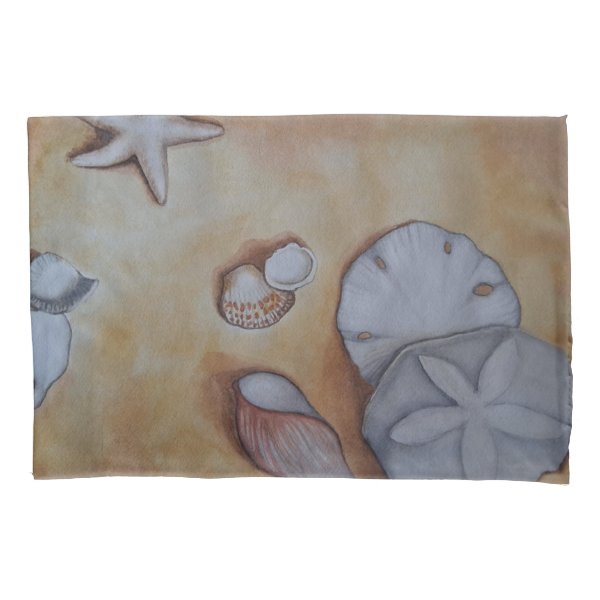 Sandy Seashells Pillow Case Set