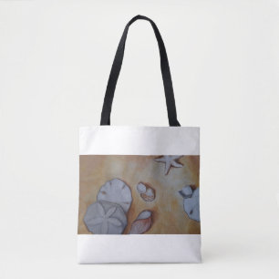 Sandy Seashells Tote Bag