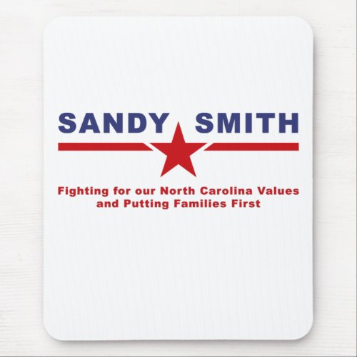 Sandy Smith North Carolina Congress USA   Mouse Pad