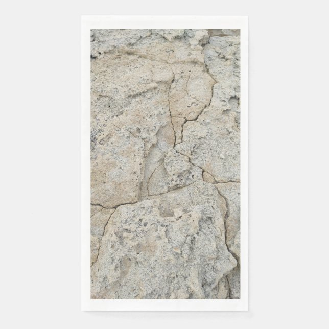 Sandy stone pattern paper guest towels (Front)