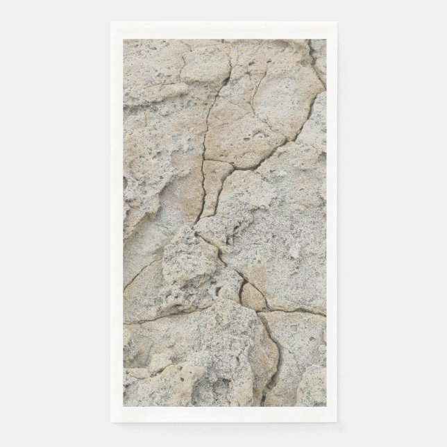 Sandy stone pattern paper guest towels (Front)