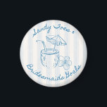 Sandy Toe & Bridesmaids Goals Coastal Bachelorette Magnet<br><div class="desc">Celebrate your bride tribe in style with this chic Sandy Toes & Bridesmaids Goals design! Featuring a tropical coconut drink with umbrella and hibiscus flower, this coastal-inspired artwork is perfect for a beach bachelorette party, destination wedding, or bridal shower celebration. Whether you’re planning a seaside getaway, a tropical honeymoon send-off,...</div>