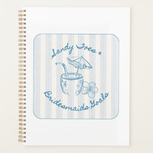 Sandy Toe & Bridesmaids Goals Coastal Bachelorette Planner