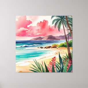 Sandy Toes Canvas Print