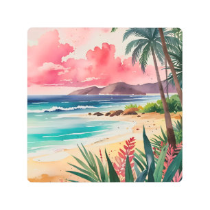 Sandy Toes Metal Print