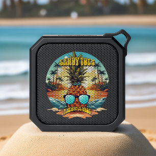Sandy Toes With Pineapple Bros Bluetooth Speaker