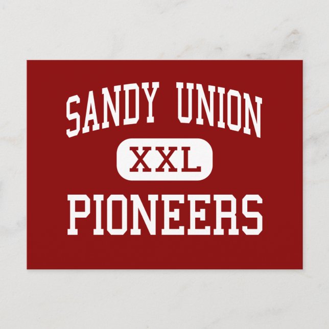 Sandy Union - Pioneers - High - Sandy Oregon Postcard (Front)