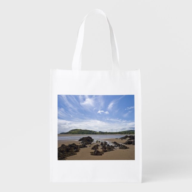 Sandyhills beach, Scotland Grocery Bag (Front)