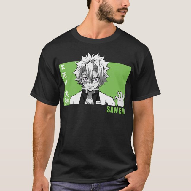 Sanemi Shinazugawa T-Shirt (Front)
