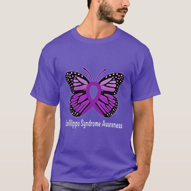 Sanfilippo Syndrome Butterfly of Hope T-Shirt (Front)