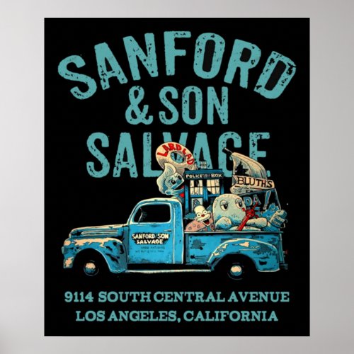 Sanford and son 9114 South Central Poster