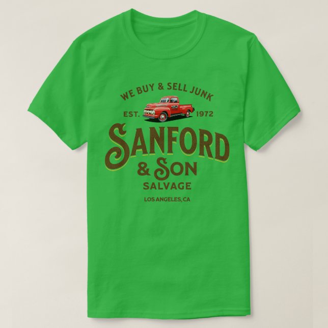 Sanford Son Salvage Est 1972 T-Shirt (Design Front)