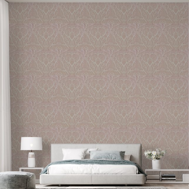 Sanftes Botanisches Baumdesign – Minimalistische N Wallpaper (Bedroom)