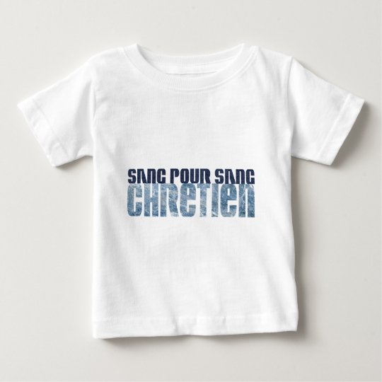 Sang pour sang Chrétien Jean's & Marbre Baby T-Shirt